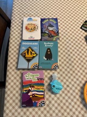 Moonlite Story Reels & Children's Storybooks Set - Blue, Teal, Purple, Pink